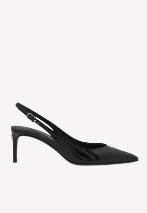 60 Slingback Leather Pumps