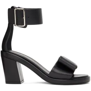 Comme des GarÃ§ons Black Bow Heeled Sandals