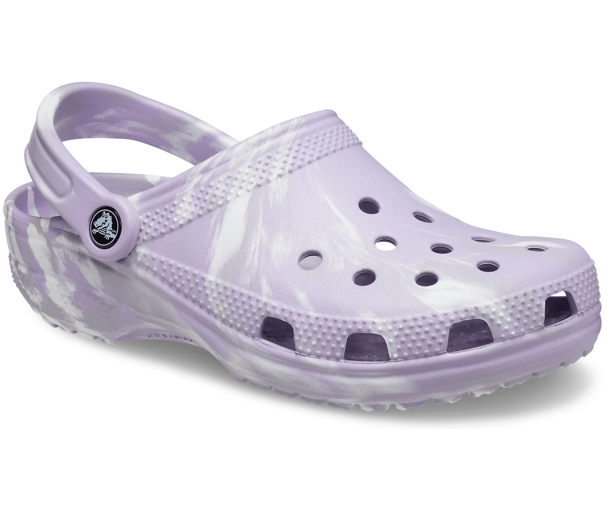 Crocs Unisex Classic Marbled Clog - Lavender