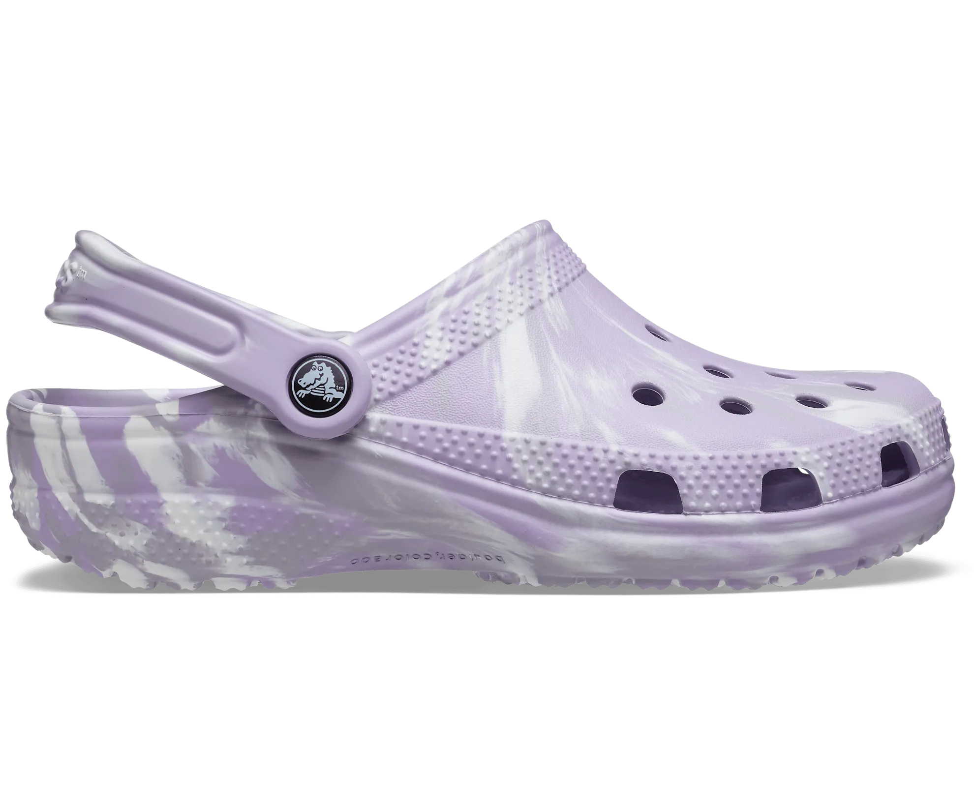 Crocs Unisex Classic Marbled Clog - Lavender