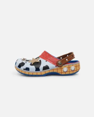 Crocs X Pixar  Kids' Toy Story Woody Classic Clog (GS) Blue