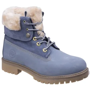 Darkwood Walnut Casual Boot Steel Blue