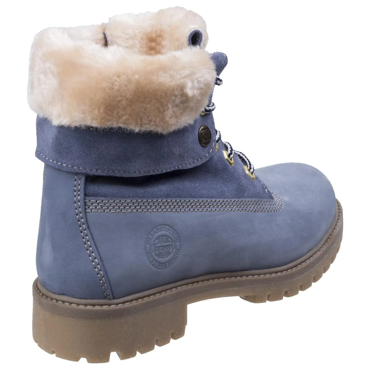 Darkwood Walnut Casual Boot Steel Blue