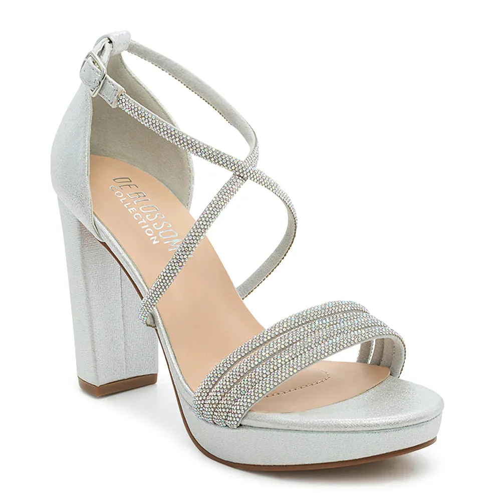 DE BLOSSOM PEACE BLOCK HEEL