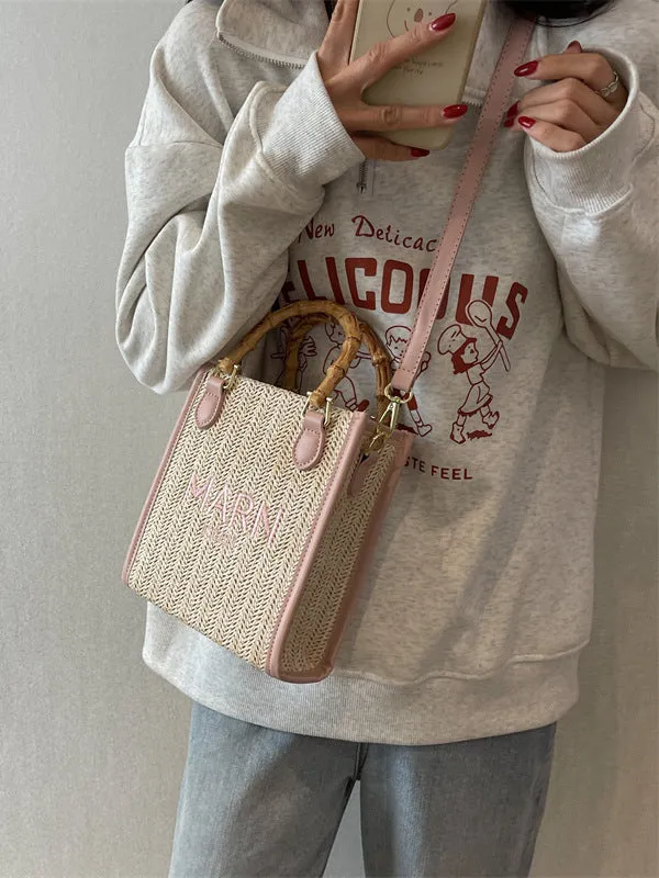Embroidered Woven Handbags Crossbody Bags Bags