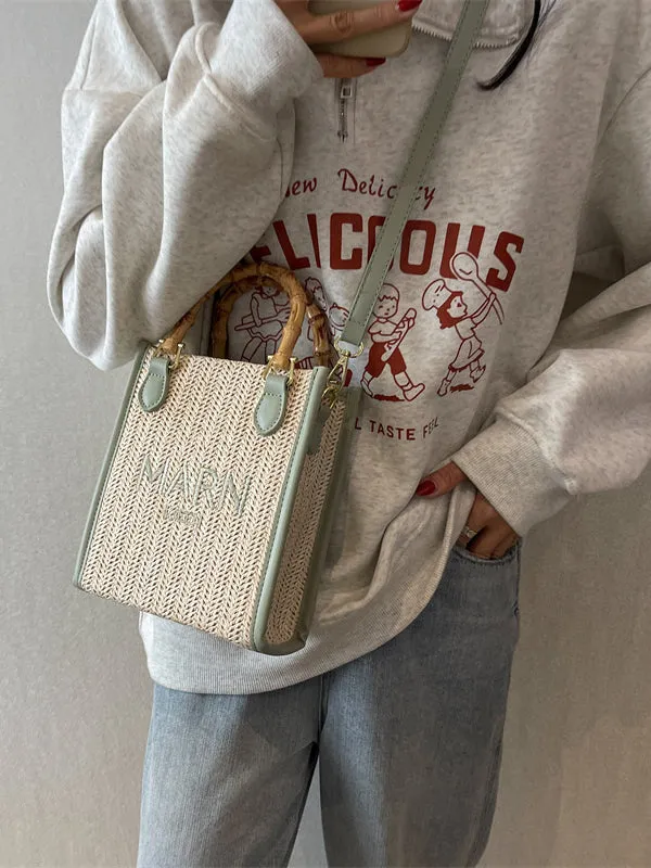 Embroidered Woven Handbags Crossbody Bags Bags