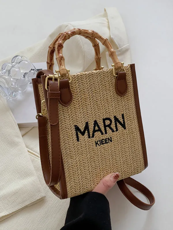 Embroidered Woven Handbags Crossbody Bags Bags