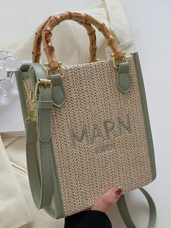 Embroidered Woven Handbags Crossbody Bags Bags