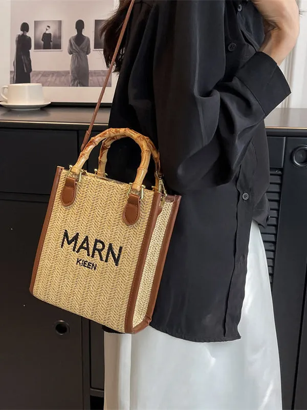 Embroidered Woven Handbags Crossbody Bags Bags