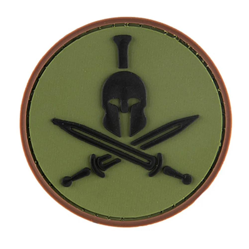 G-FORCE Molon Labe Spartan Hook & Loop Tactical PVC Morale Patch