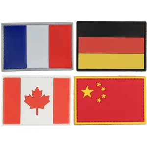G-FORCE National Flag Hook & Loop Tactical Airsoft PVC Morale Patch