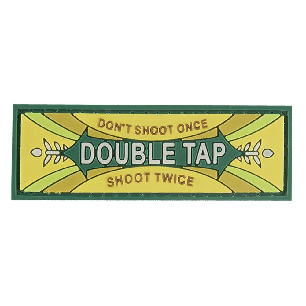 G-FORCE Tactical Double Tap Hook & Loop PVC Morale Patch