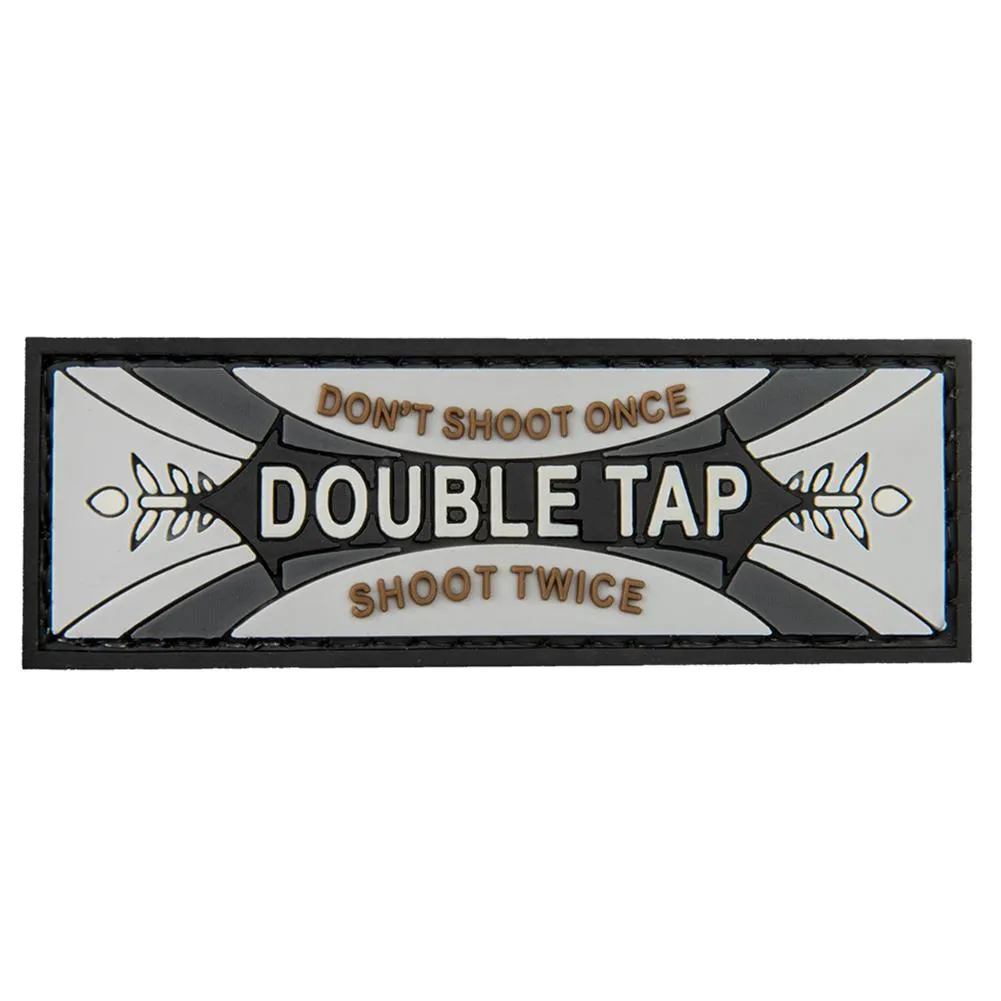 G-FORCE Tactical Double Tap Hook & Loop PVC Morale Patch