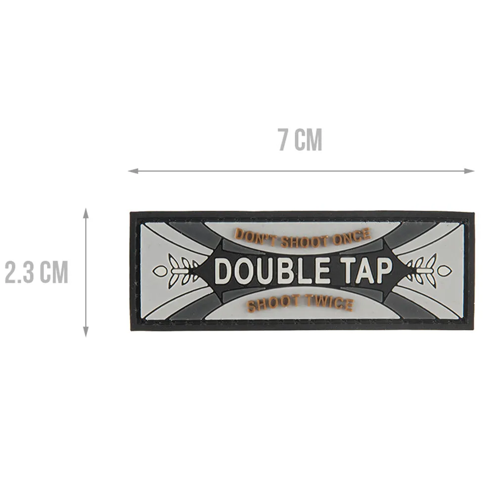 G-FORCE Tactical Double Tap Hook & Loop PVC Morale Patch