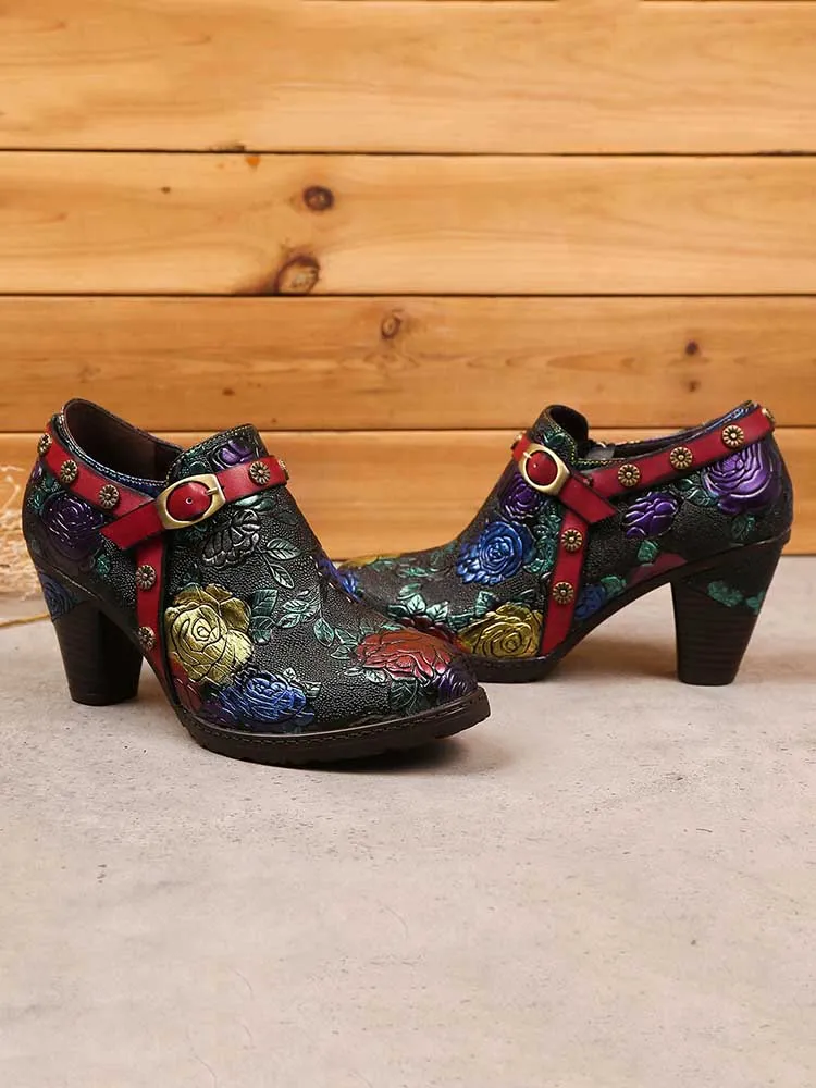 Genuine Leather Handmade Concise Leisure Shoes