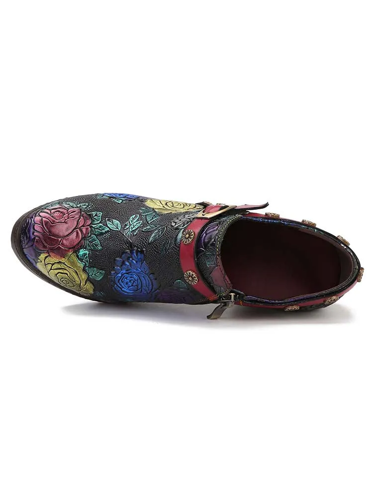 Genuine Leather Handmade Concise Leisure Shoes