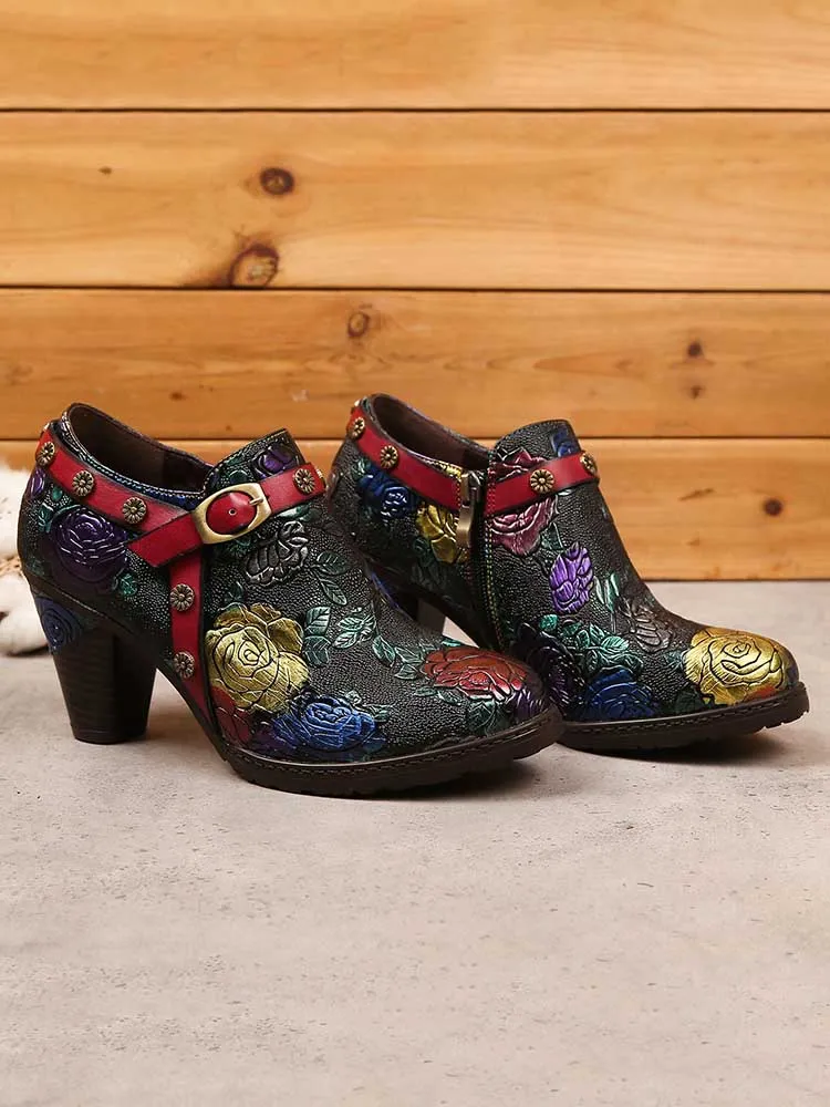 Genuine Leather Handmade Concise Leisure Shoes
