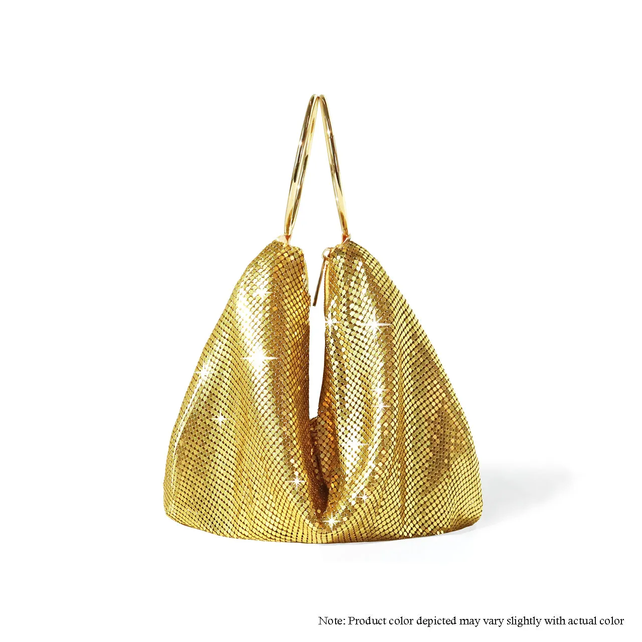 H-HALO DRAPERY EFFECT CHAINMAIL BAG