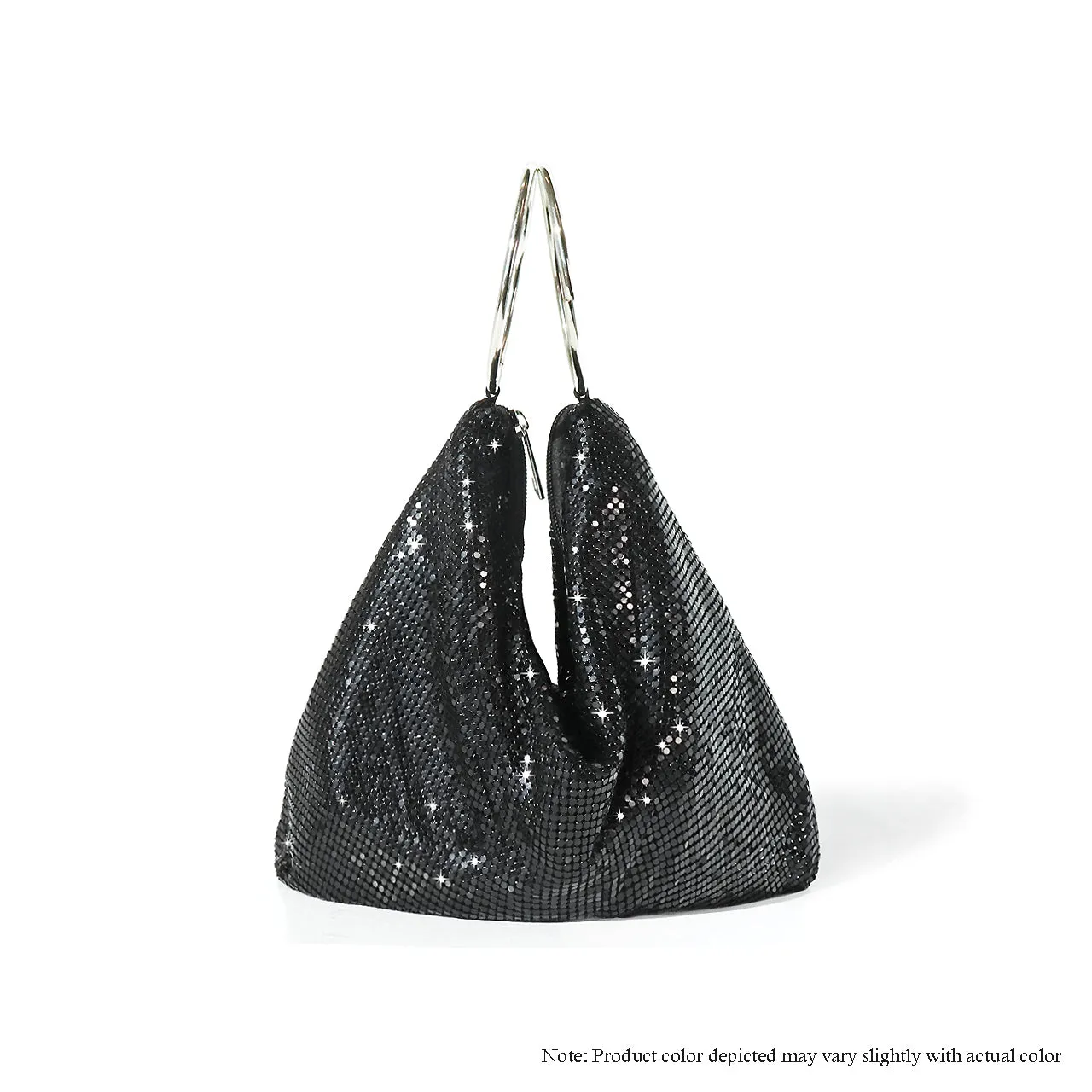 H-HALO DRAPERY EFFECT CHAINMAIL BAG