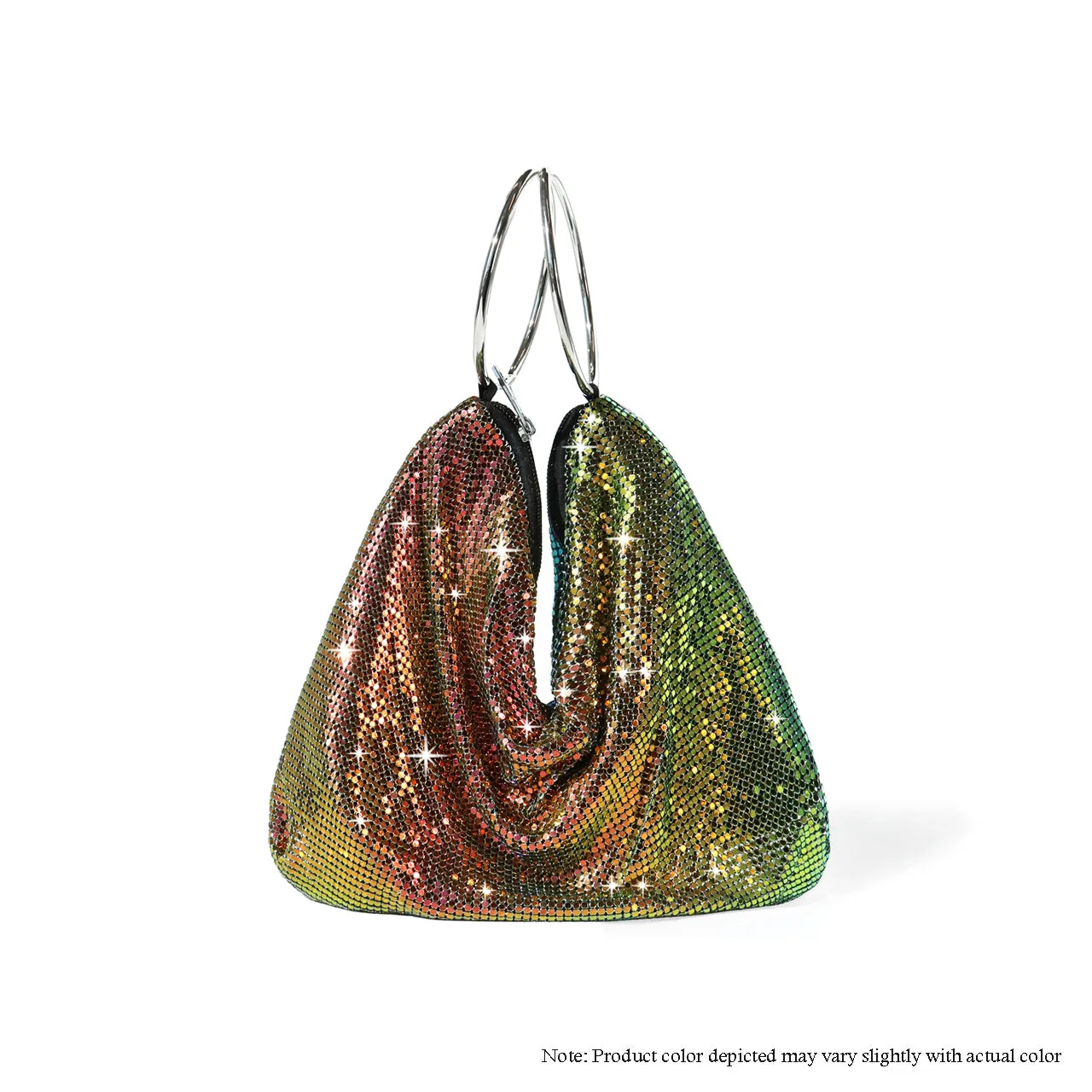 H-HALO DRAPERY EFFECT CHAINMAIL BAG