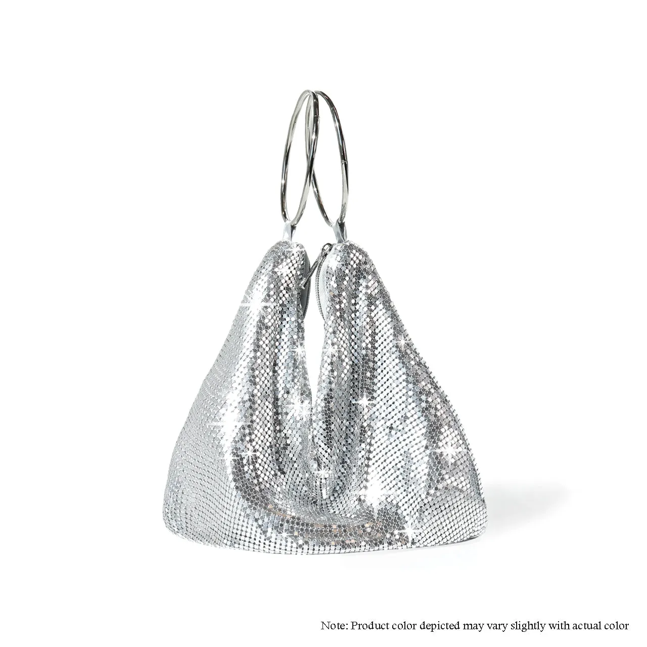 H-HALO DRAPERY EFFECT CHAINMAIL BAG