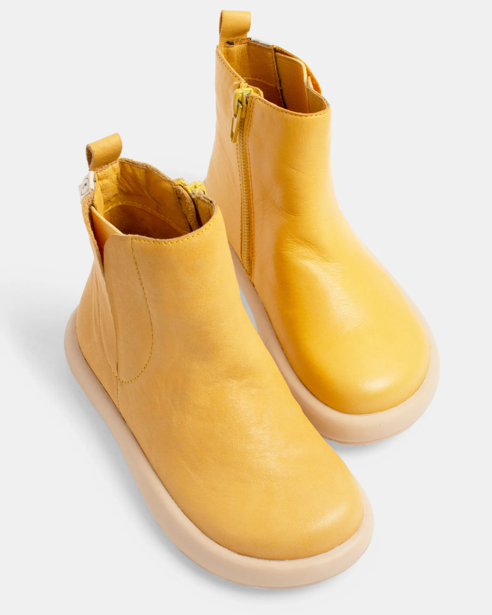 Hero Leather Boot - Mustard