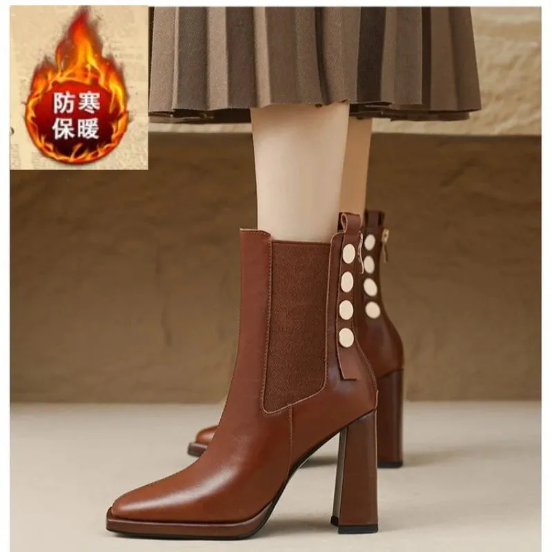 Joskaa Knee Thigh High Sock Boots Women Winter Sexy Boot New Women's Long Shoes for Women Elegant Autumn High Boots Wedges Elastic Hot