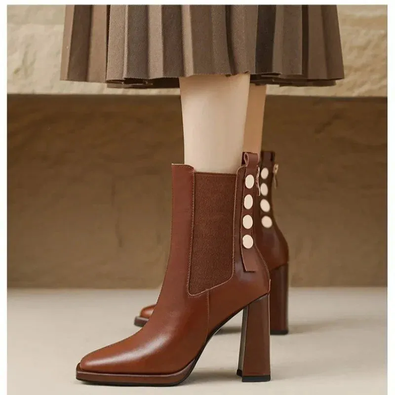 Joskaa Knee Thigh High Sock Boots Women Winter Sexy Boot New Women's Long Shoes for Women Elegant Autumn High Boots Wedges Elastic Hot