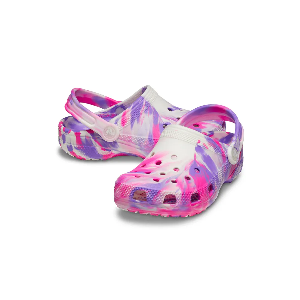 Kids' Classic Glow Marbled Clog