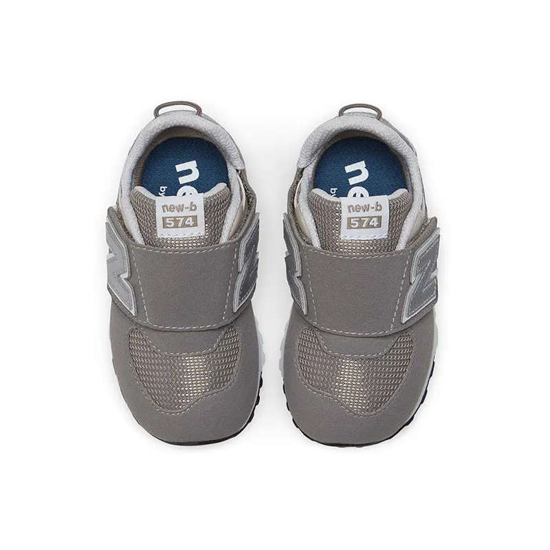 Kid's Toddler 574 Grey/White