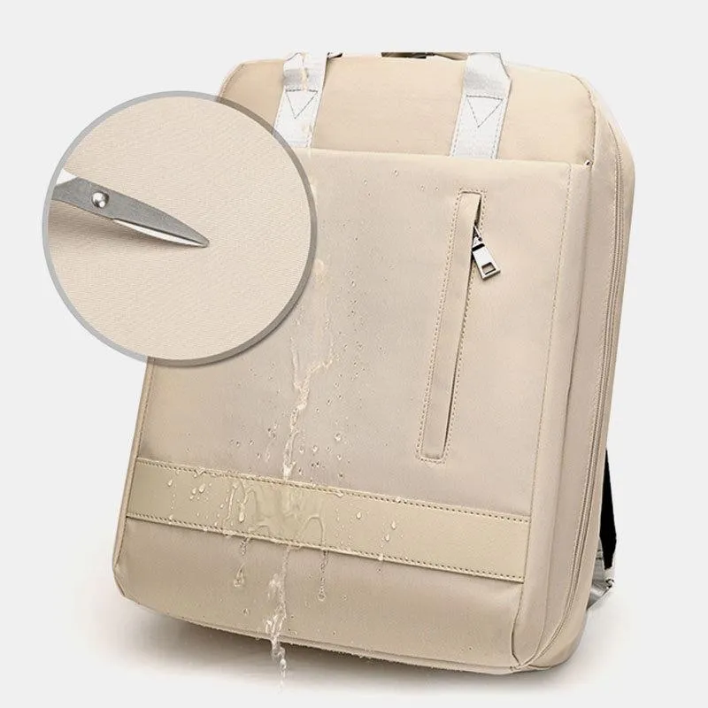 Laptop Backpack with USB Charging Port Lock, Business Travel Water Resistant Backpacks Computer Bag 15.6" Laptop