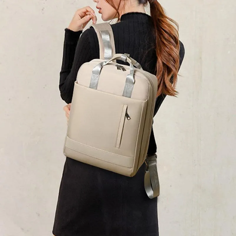 Laptop Backpack with USB Charging Port Lock, Business Travel Water Resistant Backpacks Computer Bag 15.6" Laptop