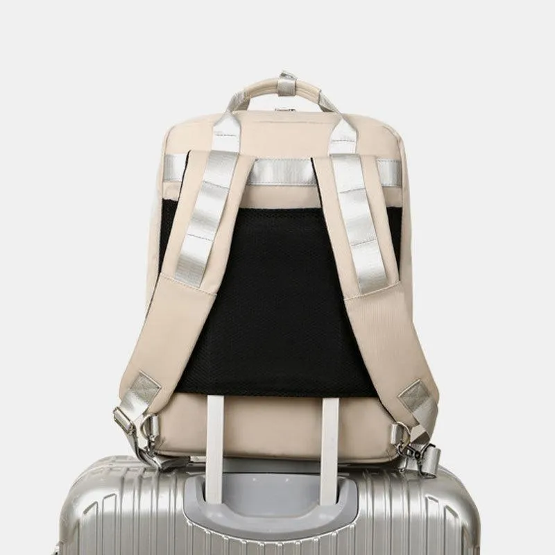 Laptop Backpack with USB Charging Port Lock, Business Travel Water Resistant Backpacks Computer Bag 15.6" Laptop