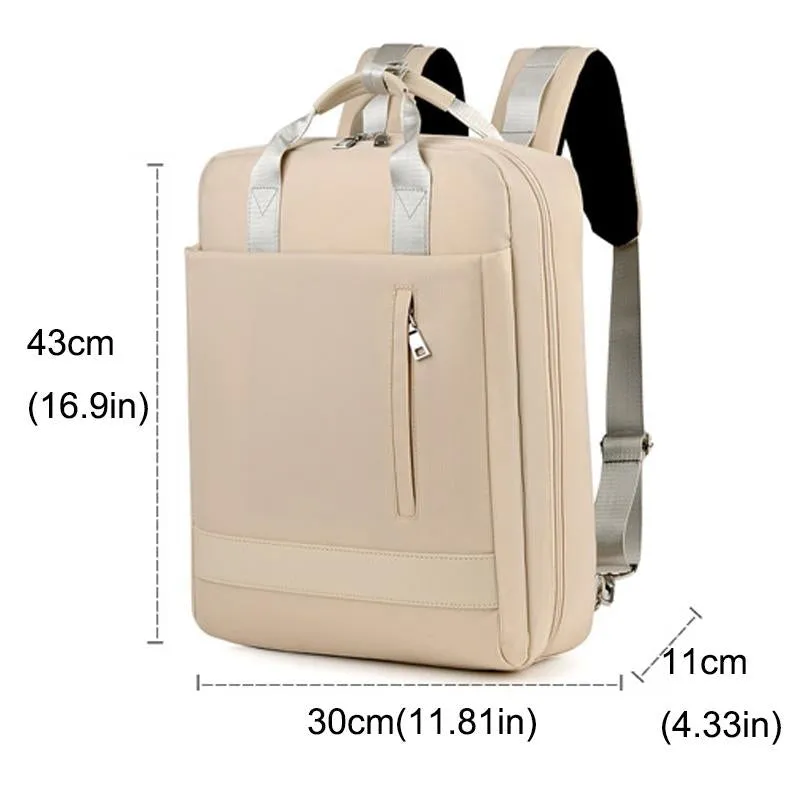 Laptop Backpack with USB Charging Port Lock, Business Travel Water Resistant Backpacks Computer Bag 15.6" Laptop