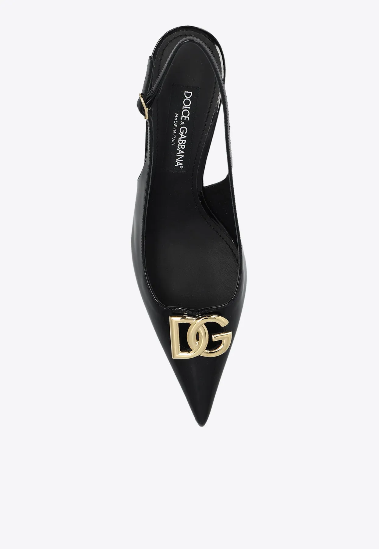 Lollo 60 DG Logo Slingback Pumps