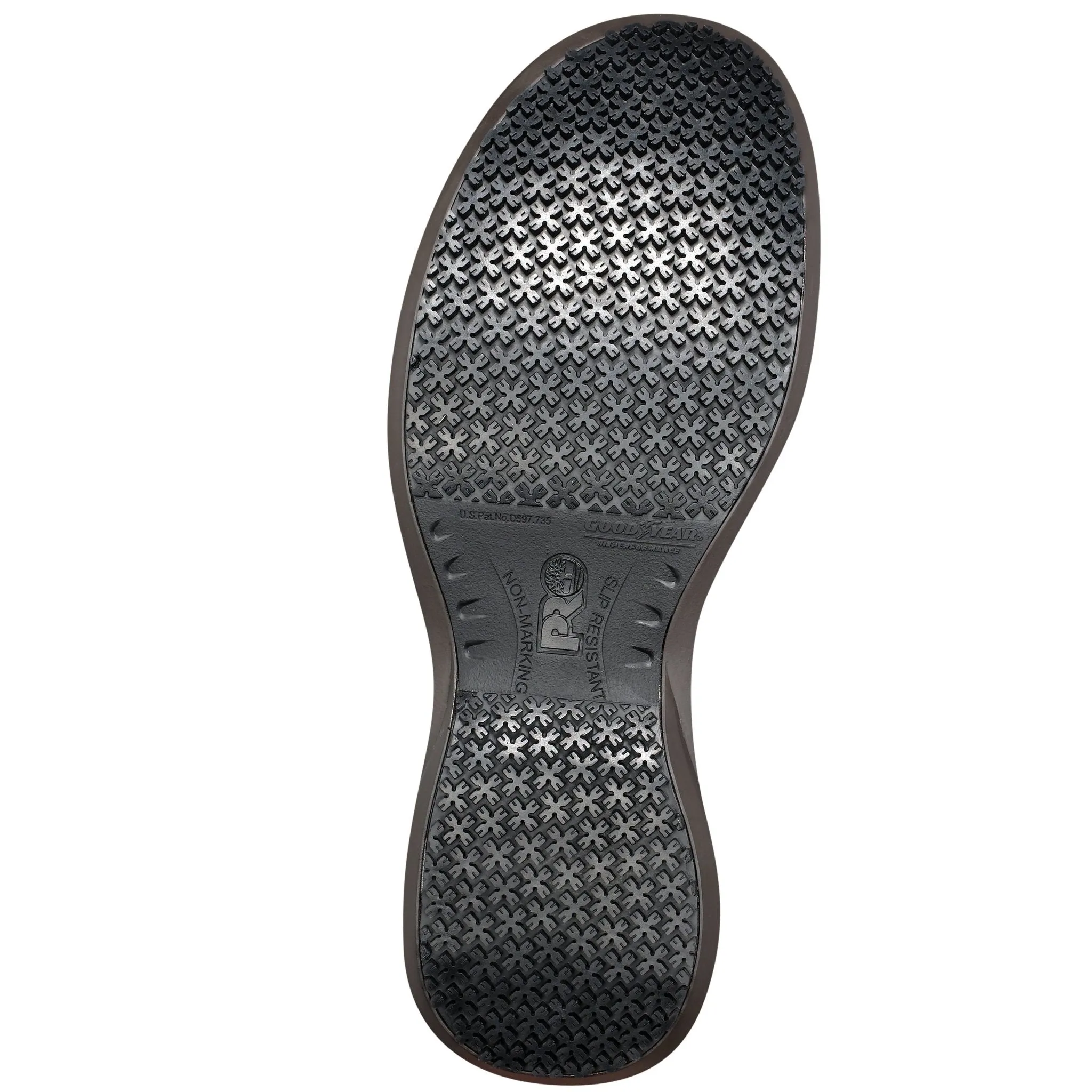 Men's Gladstone Casual Steel Toe Slip-On Work Shoes - Brown