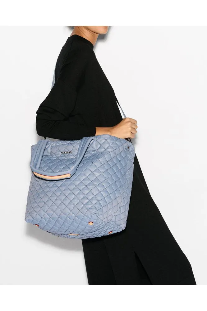MZ Wallace Metro Tote Deluxe Medium Quilted Bag 1260X2225 | Stone Blue