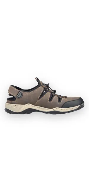 Rieker - Mens brown shoe - 08085-24