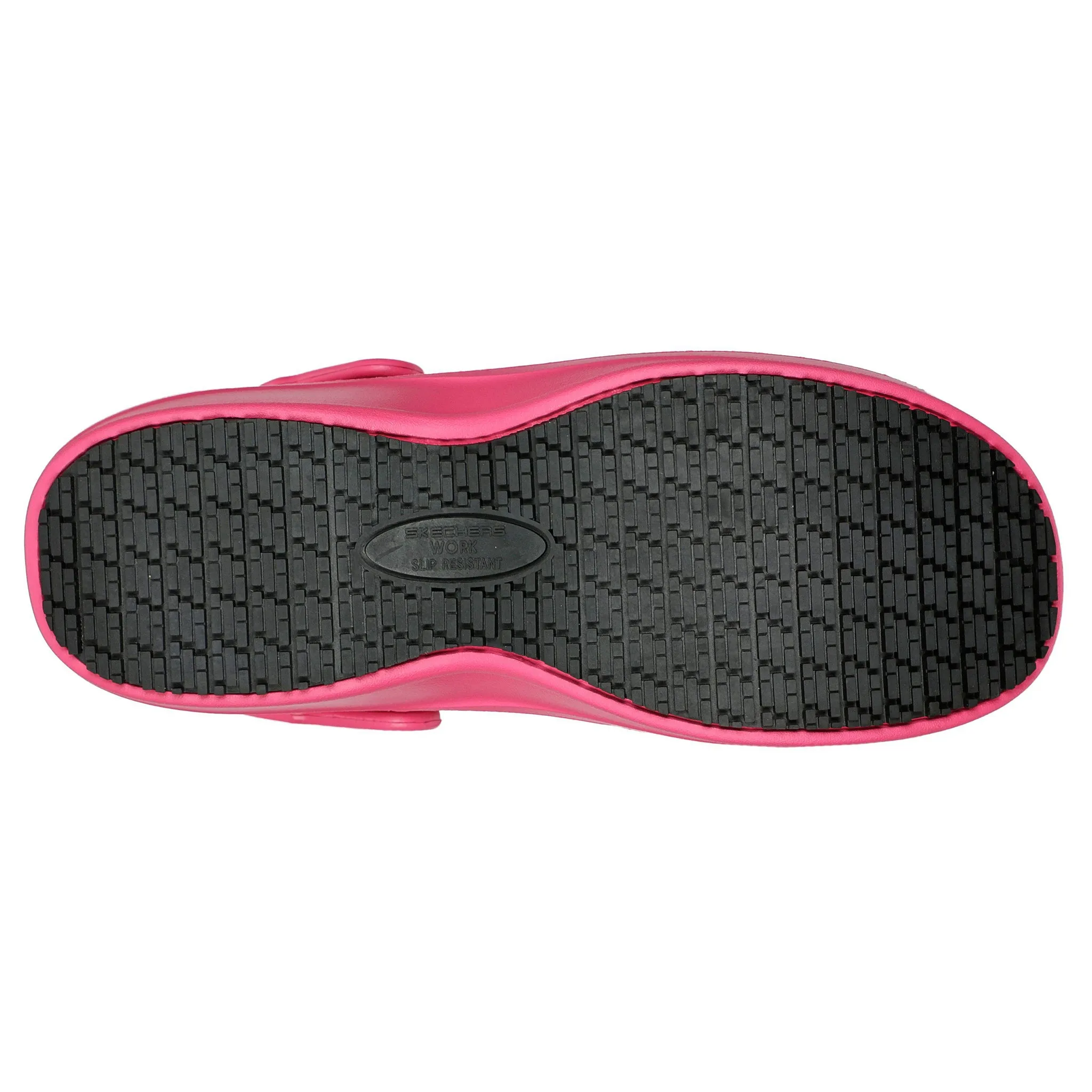 Skechers Women's 108067 Work Arch Fit Riverbound Pasay Pink Work Shoes Clogs