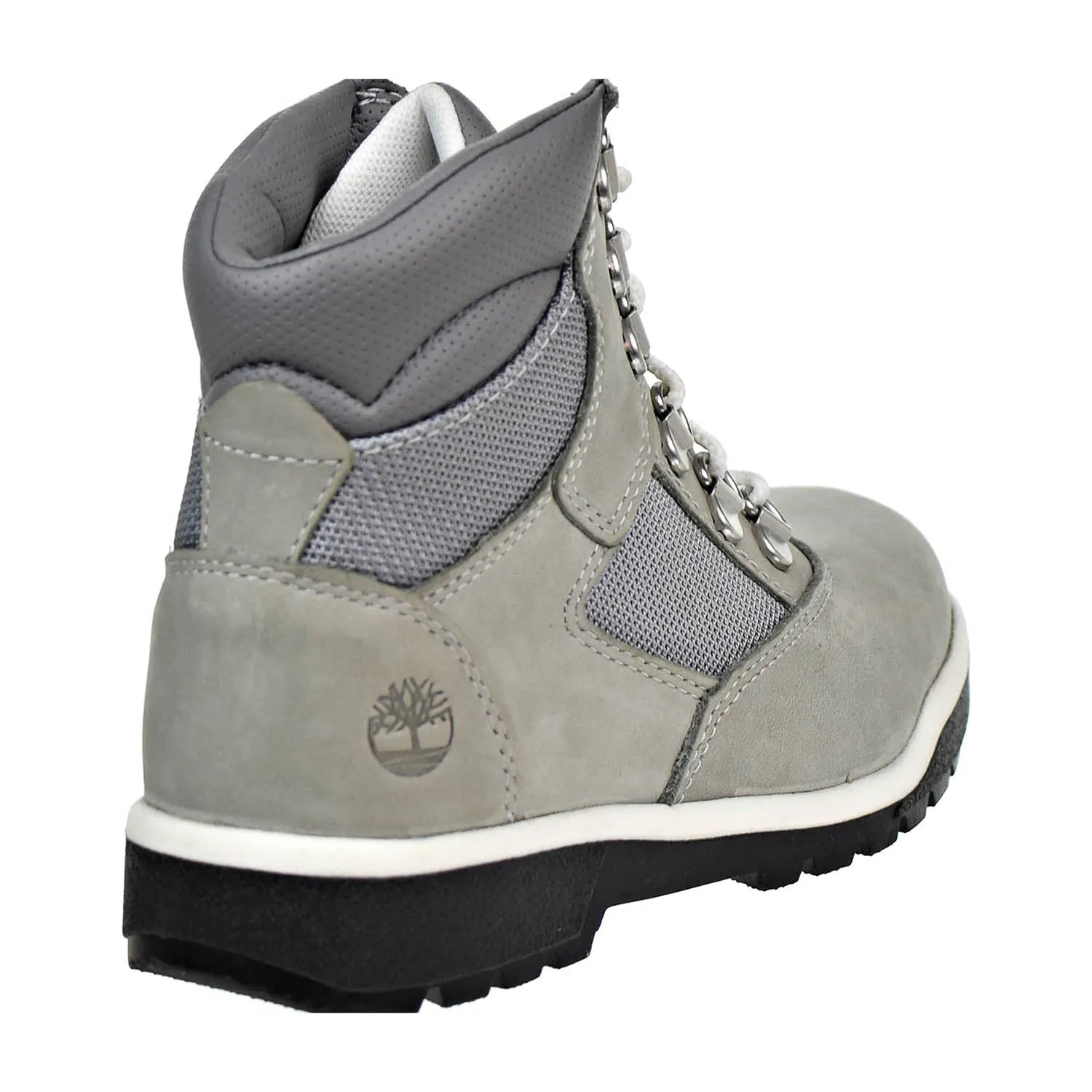 Timberland 6 Inch Little Kids Field Boots Grey Nubuck