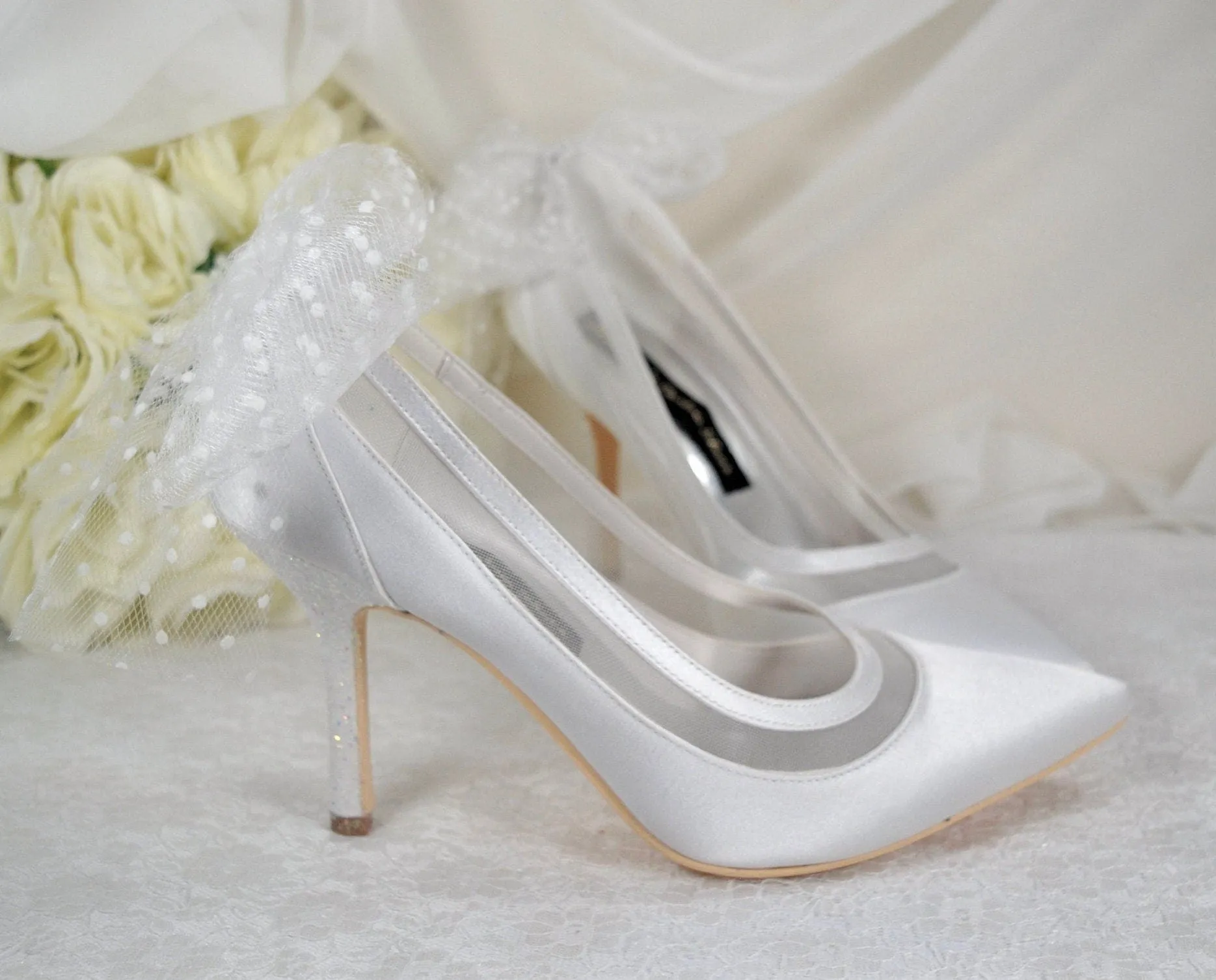 Wedding Shoes, with Bow