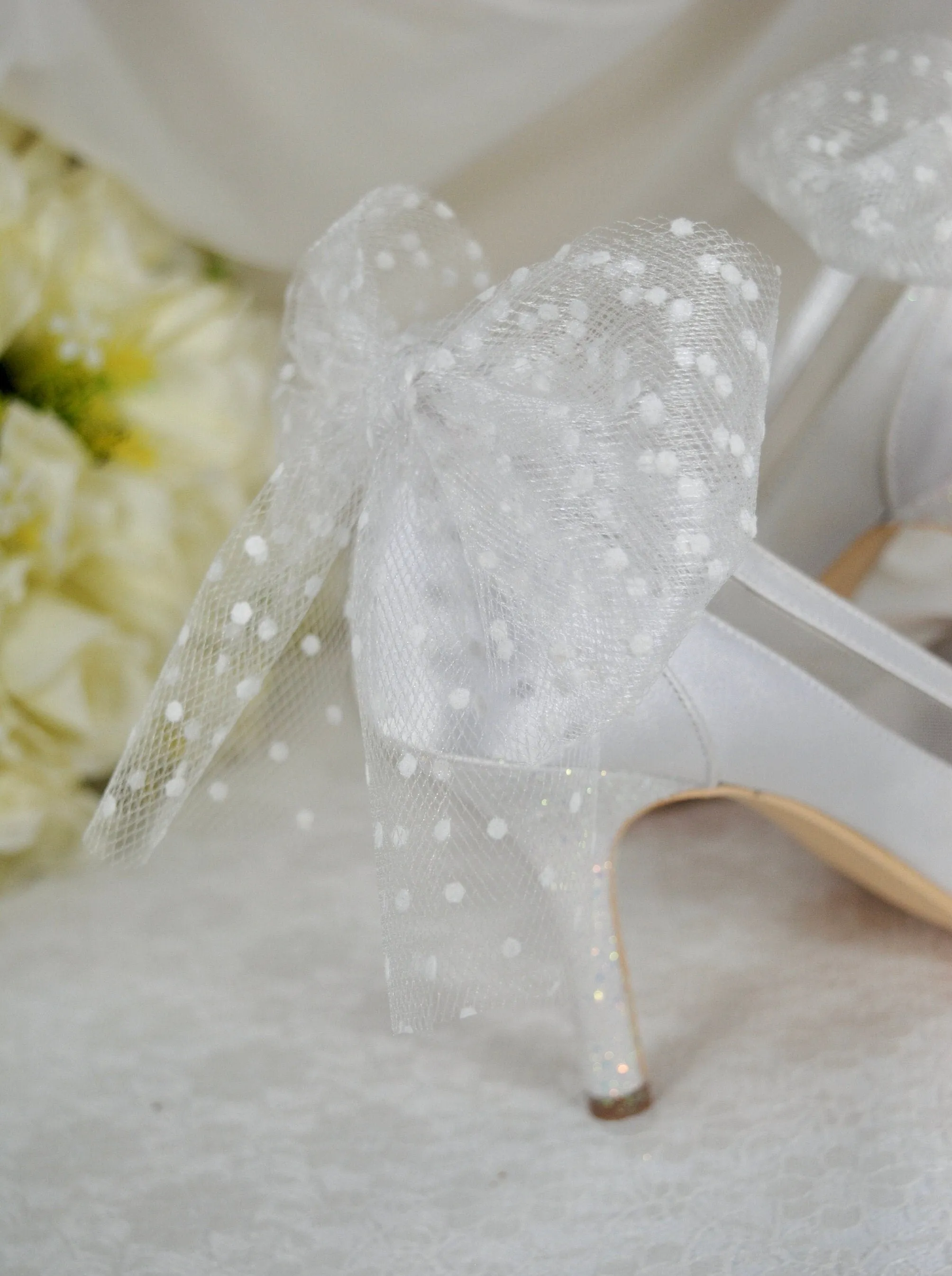Wedding Shoes, with Bow