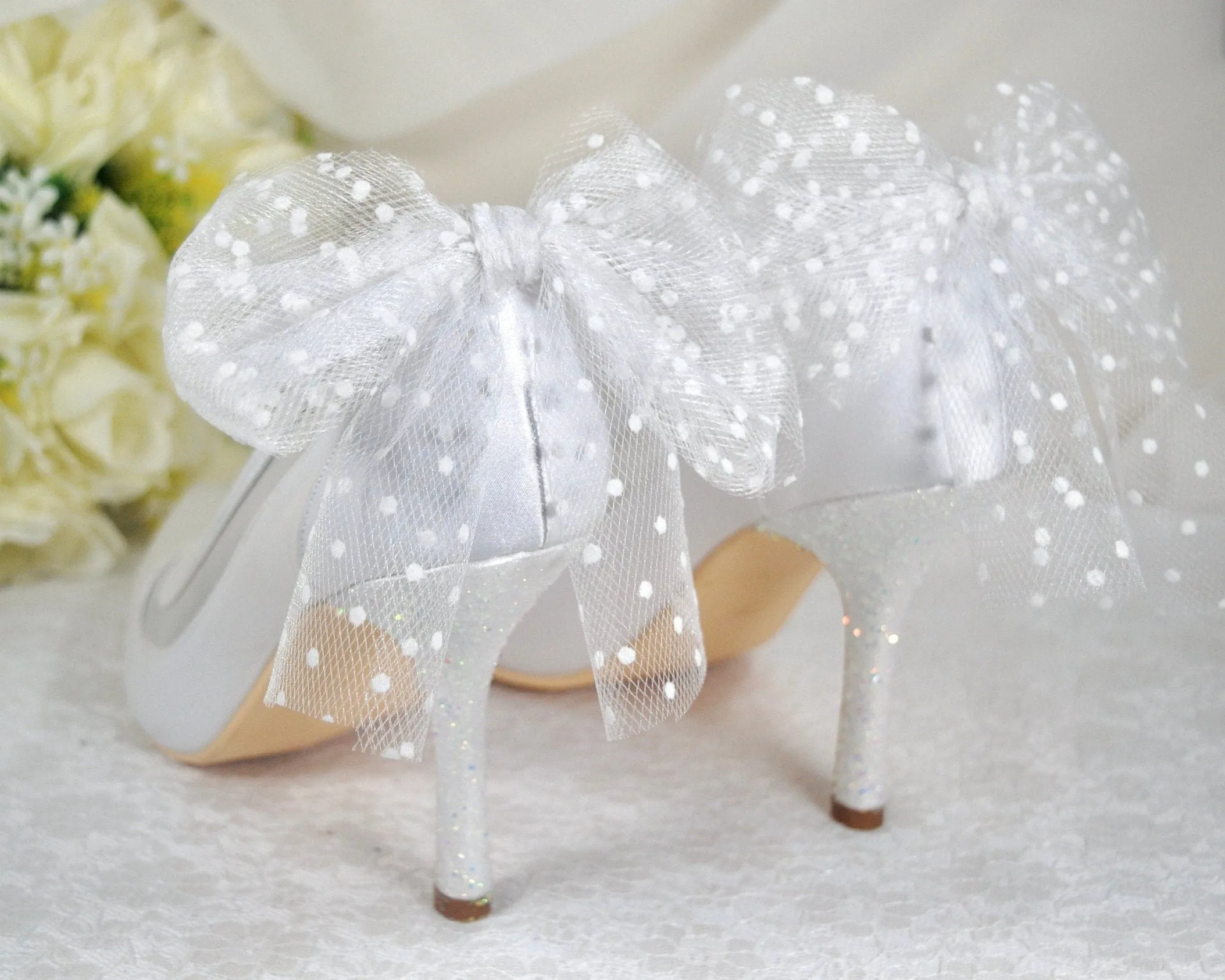 Wedding Shoes, with Bow