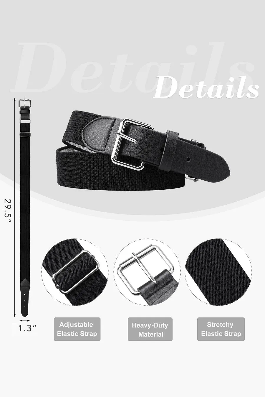 Youth Elastic Baseball/Softball Belt